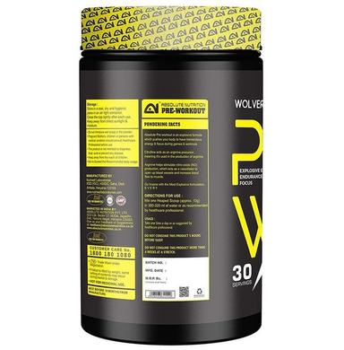 Absolute Nutrition Wolverine Pre Workout Powder Orange