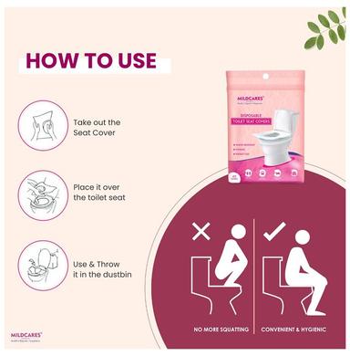 Mildcares Disposable Toilet Seat Cover