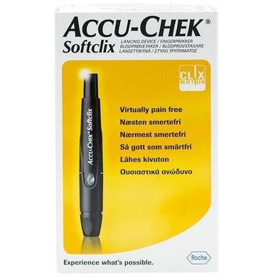 Accu-Chek Softclix Lancing Device | Virtually Pain-Free | Diabetes Monitoring Devices