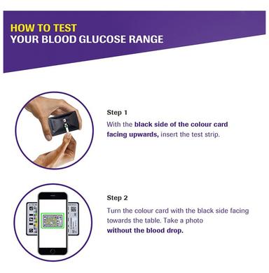 Accu Chek SugarView System Combo Pack of Accu-Chek SugarView 1 Color Card, Accu-Chek Active 10 Test Strip & Accu-Chek Softclix Kit