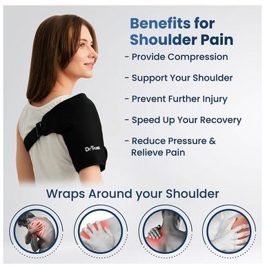 Dr Trust Hot Cold Pack with Neoprene Pouch for Shoulder 324