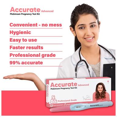 Accurate Advanced Midsream Pregnancy Test Kit