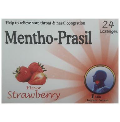 Prason Foods Mentho-Prasil Lozenges Strawberry