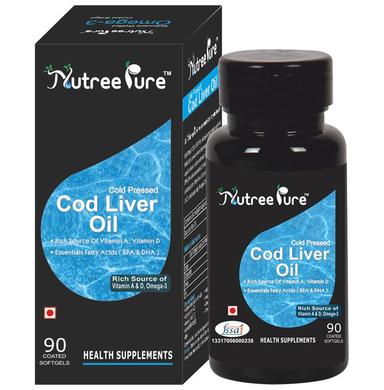 Nutree Pure Cod Liver Oil Coated Softgels