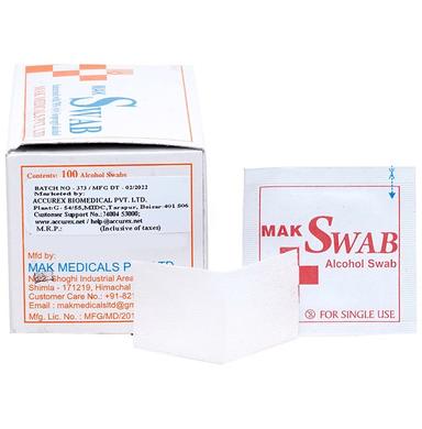 Accurex Mak 70% Isopropyl Alcohol Swab