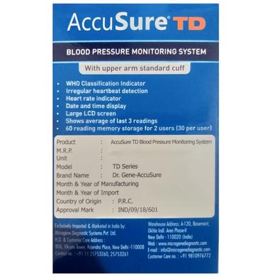AccuSure TD Blood Pressure Monitoring System