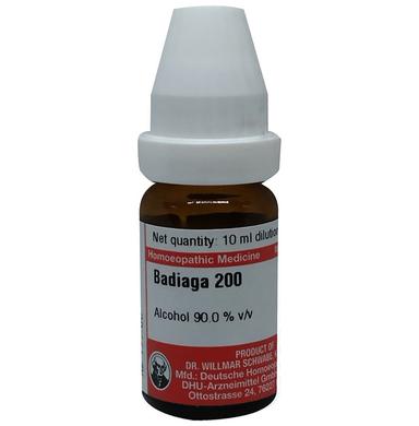 Dr Willmar Schwabe Germany Badiaga Dilution 200