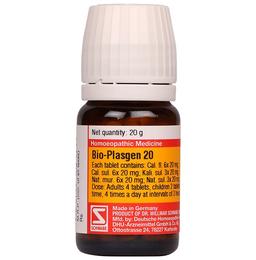 Dr Willmar Schwabe Germany Bio-Plasgen 20 Tablet