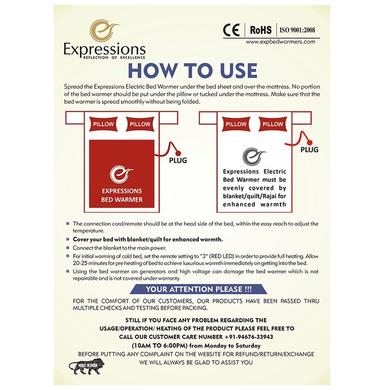 Expressions POLAR05SB Electric Bed Warmer Single 150x80cm