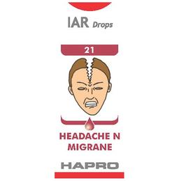 Hapro IAR Drop No. 21 (Headache N Migrane)