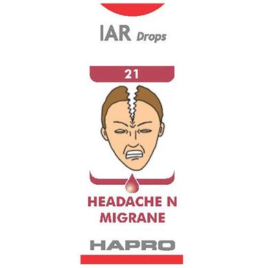 Hapro IAR Drop No. 21 (Headache N Migrane)
