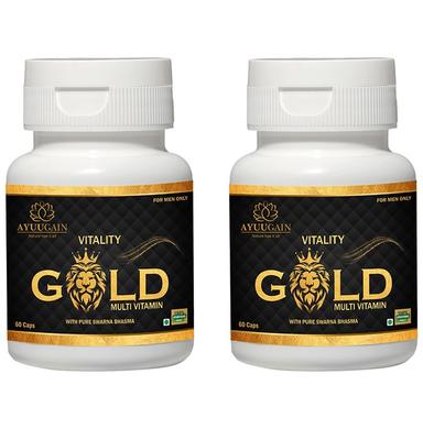 Ayuugain Vitality Gold Multivitamin Capsule (60 Each)