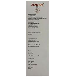 Acne-UV Sunscreen with Broad Spectrum UVA/UVB Protection | Oil Free & Water Resistant | Gel SPF 50 PA+++