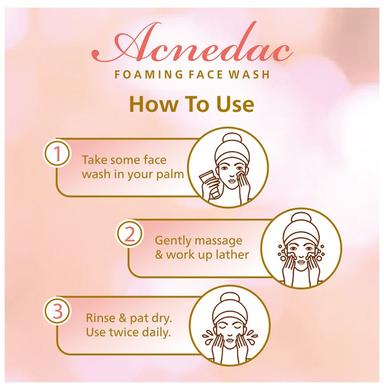 Acnedac PH 5.5 Foaming Face Wash (100ml Each)