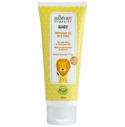 Azafran Organics Baby Massage Oil in a Tube Sulphate Free Paraben Free