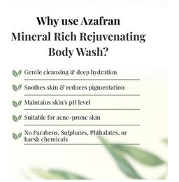 Azafran Organics Mineral Rich Rejuvenating Body Wash