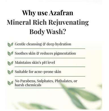 Azafran Organics Mineral Rich Rejuvenating Body Wash