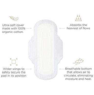 Azah Combo Pack of Ultra Soft Organic Sanitary Pads (20R & 10XL) and Ultra-Soft Organic Panty Liners (40)