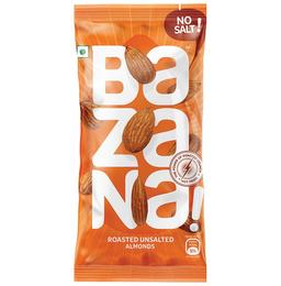Bazana Unsalted Roasted Almonds (15gm Each)