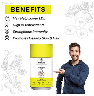 Nutriherbs Grapes Seed Extract 500mg Capsule
