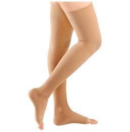 actiLEGS Class I Medical Compression Stocking Open Toe Skin Colour Large Thigh Length