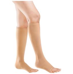 actiLEGS Class II Medical Compression Stocking Open Toe Skin Colour Medium Knee Length