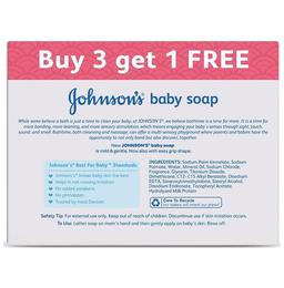 Johnson's Baby Soap (150gm Each) Buy 3 Get 1 Free