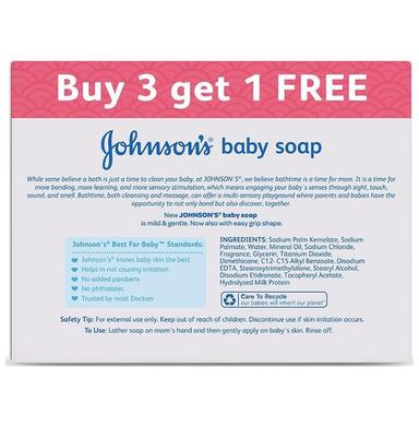Johnson's Baby Soap (150gm Each) Buy 3 Get 1 Free