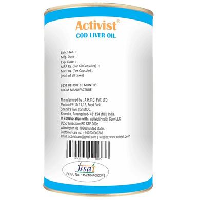 Activist Cod Liver Oil Liquid Capsule