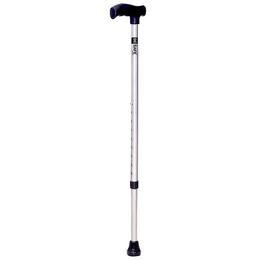 Be Safe Forever Adult Walking Cane Support Stick Height Adjustable Grey Steel