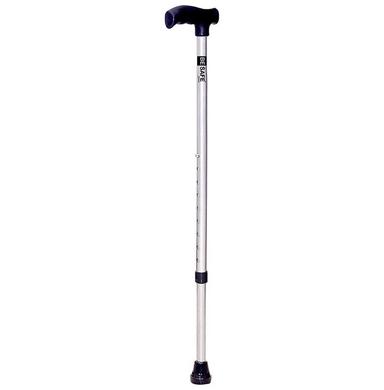 Be Safe Forever Adult Walking Cane Support Stick Height Adjustable Grey Steel