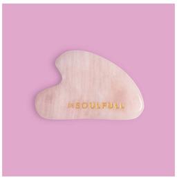 Be Soulfull Natural Rose Quartz Gua Sha Face Massaging Stone