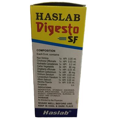 Haslab Syrup Digesto Sugar Free