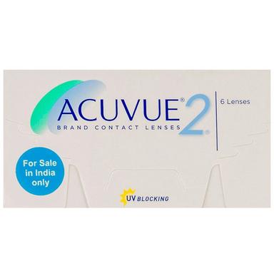 Acuvue 2 UV Blocking Contact Lens Optical Power -4 Transparent Spherical