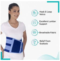 beatXP Abdominal Support Belt for Men & Women Large Blue