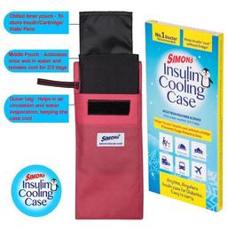 Simon's Insulin Cooling Case Red