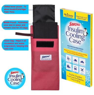 Simon's Insulin Cooling Case Red