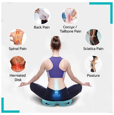 beatXP Coccyx Seat Cushion for Tailbone Pain Relief Blue