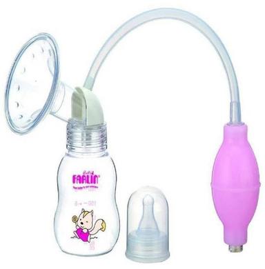 Farlin Manual Breast Pump with Bottle Pink