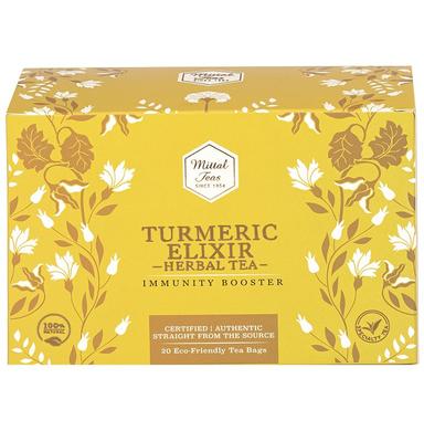 Mittal Teas Turmeric Elixir Herbal Tea Bag (20 Each)