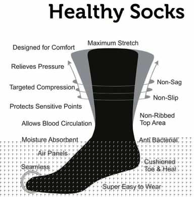 Control D Healthy Diabetic & Therapeutic Socks Cotton