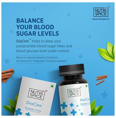 Nutrispice DiaCinn Diabetic Care Veg Capsule