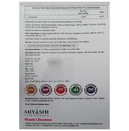 Miyashi Life Science Maxogluta 10 L-Glutamine Oral Powder