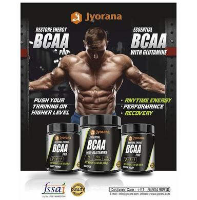 Jyorana Essential BCAA with Glutamine Orange