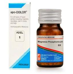 ADEL Anti-Migraine Combo (ADEL 1 + Magnesium Phosphoricum Biochemic Tablet 6X)