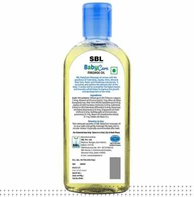 SBL Baby Care Massage Oil