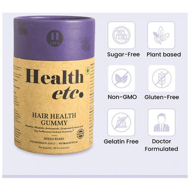 Health Etc Hair Health Gummy Mixed Berries
