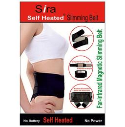 Sira Self Heated Tourmaline Slimming Belt XXL Black