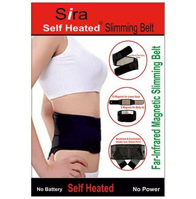 Sira Self Heated Tourmaline Slimming Belt XXL Black