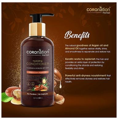 Coronation Herbal Moroccan Argan Oil Hydrating Conditioner (300ml Each)